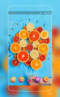 Lemon and Orange Food Theme: Tasty of Live Wallpap Affiche