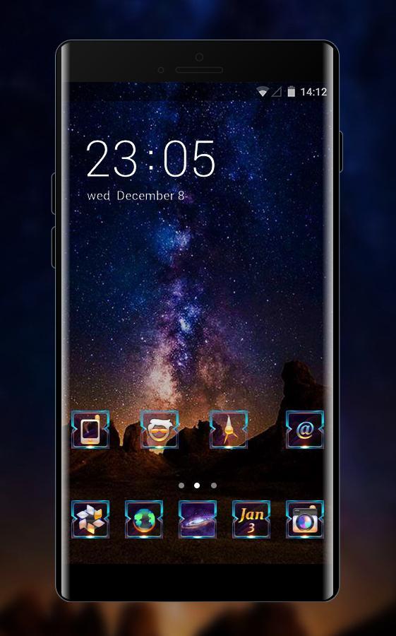 Galaxy Theme Fantasy Starry Sky Wallpaper Hd Pour Android