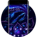 Fantasy sci-fi theme flower shape point wallpaper