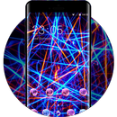 Fantasy/sci-fi theme glow neon light wallpaper APK