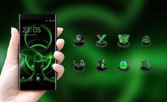 Fantasy/sci-fi theme radiation sign wallpaper screenshot 3