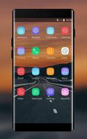 Theme for quiet road sunset asus zenfone max syot layar 1