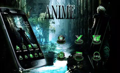 download Animated theme for gamer: final fantastic warrior APK