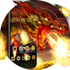 Wings Launcher Theme: Fire dragon أيقونة