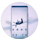 Theme for flying airplane background wallpaper APK