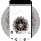 Black lotus theme for Nokia 7 Plus wallpaper icône