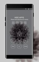 Black lotus theme for Nokia 7 Plus wallpaper 스크린샷 2