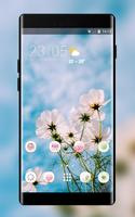 Theme for flowers blossom samsung note9 Affiche