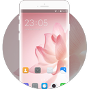 Theme for huawei p20 lite pink flowers APK