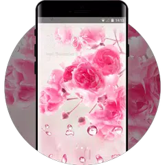 Pink Flower theme for Intex Elyt E6 wallpaper HD