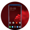 Theme for Oppo Realme 2 Red Real Flower