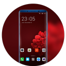 Theme for Oppo Realme 2 Red Real Flower APK