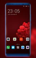 Theme for Oppo Realme 2 Red Real Flower Affiche