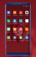 Theme for Xiaomi Mi 9 leaks red rose flowers screenshot 1