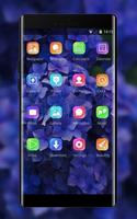 Flower theme spring blue purple nature screenshot 1