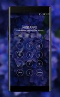 Flower theme spring blue purple nature screenshot 2