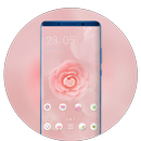Theme for Huawei Honor note10 flower rose pink APK