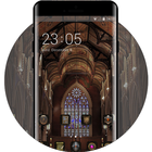 Theme for holy church construction wallpaper icône