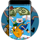 Hand drawing theme adventure time wallpaper APK