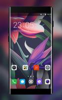 Poster Theme for abstract flowers huawei mate10 wallpaper