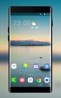 Theme for huawei nova 3i mount sunset wallpaper plakat