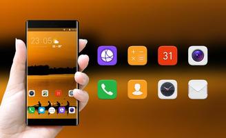 Theme for huawei nova 3i sunset boat wallpaper screenshot 3