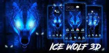 Tema Ice lupo 3D per Samsung