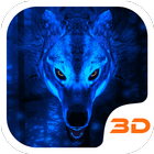 Ice Wolf 3D Theme আইকন