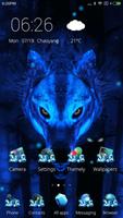 Ice Wolf 3D Theme پوسٹر