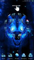 Tema Ice Lobo 3D para Samsung imagem de tela 1