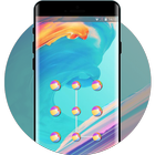 Abstract theme for one plus 6 art design ikona