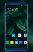 Theme for oneplus6T secret garden leaves wallpaper Plakat