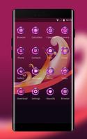 Theme for oneplus7 simple anime flower bud ảnh chụp màn hình 1