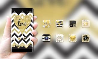 Love heart theme colorful brilliant wallpaper capture d'écran 3