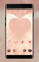 Love theme colorful brilliant red heart wallpaper 포스터