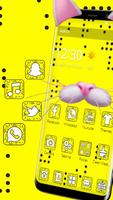 Launcher Theme for Snapchat ภาพหน้าจอ 1