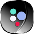 Icons Crystal Black HD theme4k APK