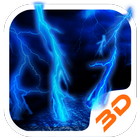 Lightning Storm Tech 3D Theme آئیکن