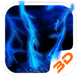 Foudre Storm Tech 3D Thème icône