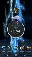 Lightning Storm Tech 3D Theme اسکرین شاٹ 2