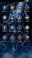 Stormy Lightning Theme: dynamic night wallpaper スクリーンショット 3