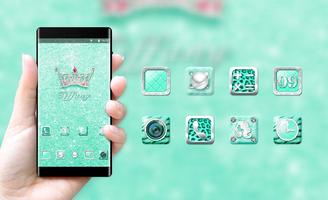 Luxury theme bling tiffany crystal wallpaper スクリーンショット 3