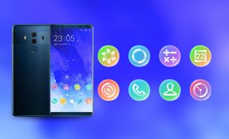 Theme for motorola one power blue stars wallpaper capture d'écran 3