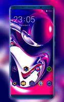 Theme for motorola one power colorful wallpaper Affiche