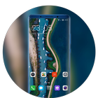 Theme for motorola one power harbor ship wallpaper icône