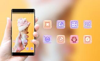 Theme for motorola one power ice cream wallpaper capture d'écran 3