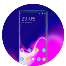 Theme for Mi mix 2s smooth blue and purple APK