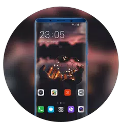 Скачать Theme for nokia5.1 plus fancy light wallpaper APK