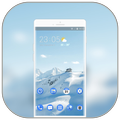 Theme for nokia8 pure white snow