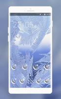 پوستر Theme for transparency winter ice asus zenfone max